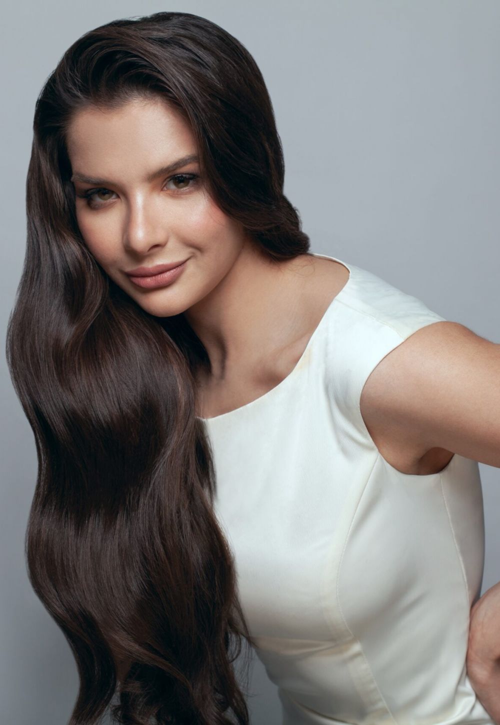 Olivhairsupply Echthaartresse Leicht Gewellt (Body Wave) #1B