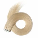 Straight,Blonde,Tape,In,Remy,Human,Hair,Extensions