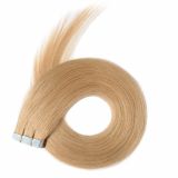 Straight,Dark,Blonde,Tape,In,Remy,Human,Hair,Extensions