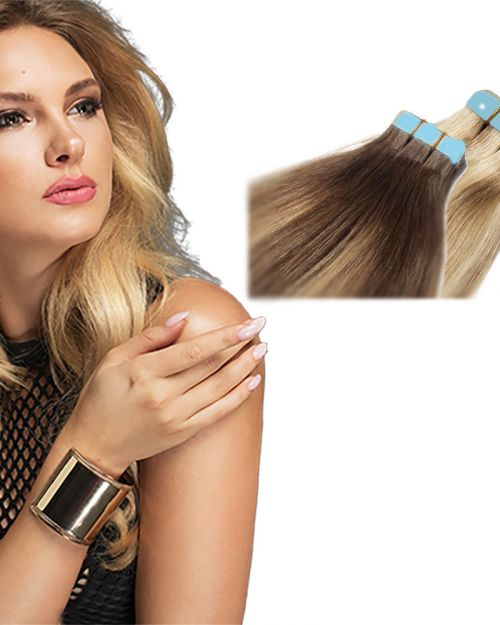 Olivhair Premium Gold Tape in Extensions 20 Streifen (40g/50g)
