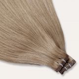 Double,Silk,Weft,Hair,Weave,Dark,Blonde,Color,Real,Human
