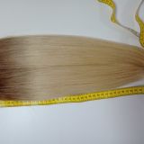 Europäische Echthaartressen Ombre Braun/Blond